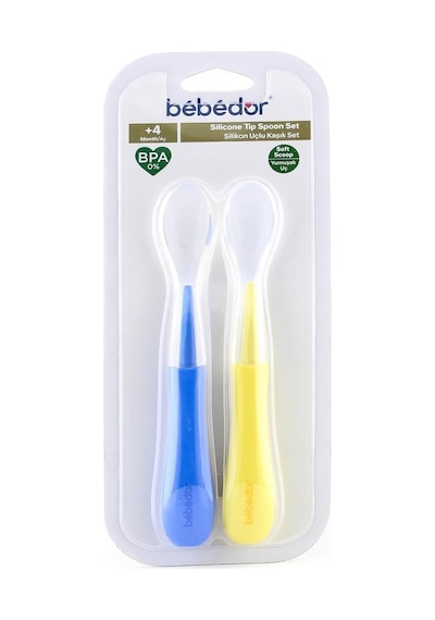 Bebedor 2li Silikon Uçlu Mama Kaşığı  8554