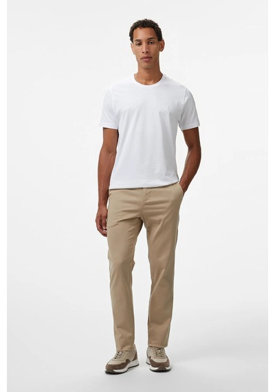 Nautica Erkek Slim Fit Pamuklu Chino Pantolon - Bej Bej
