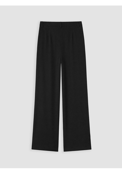 Lcw Modest Siyah Regular Fit Geniş Paça Kadın Pantolon