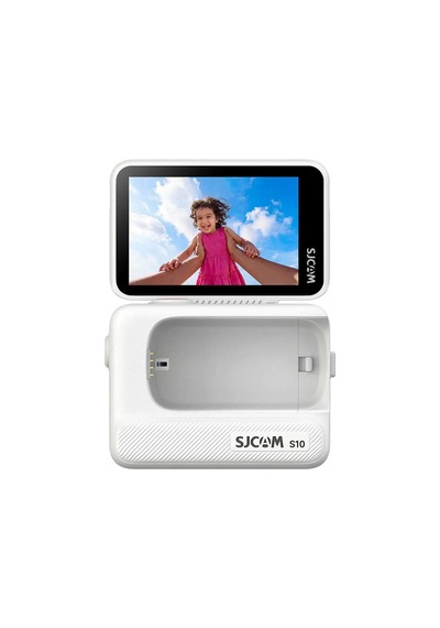 Sjcam S10 Dönebilen Ekranlı 4k/30 Fps Aksiyon Kamerası - Beyaz