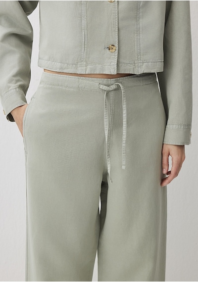 Mavi - Gri Tencel Tm Lyocell Karışımlı Pantolon 1011012-70146 Gri