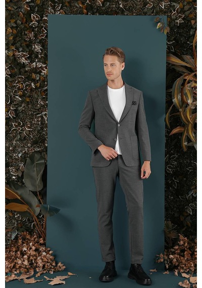 Efor C 659 Slim Fit Antrasit Spor Ceket Antrasit