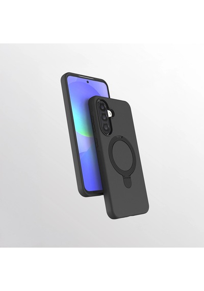 Samsung Uyumlu Galaxy A56 Kılıf M-safe Şarj Özellikli Standlı Zore Samara Kapak Çok Renkli