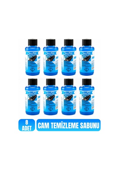 Konsantre Oto Cam Temizleme Sabunu Araç Cam Silecek Suyu 50 Ml X 8 Adet