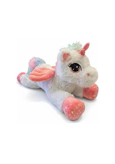 Pl50112 45 Cm Yatan Parlak Kanatlı Boyunlu At-hly Pembe