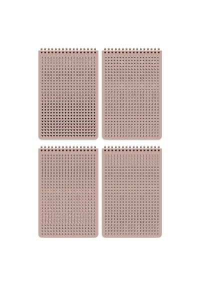 Tr A5 18 Yaprak The Typewriter Sticker Book Alfabe, Rakam Ve Noktalama İşaretleri Seti 1