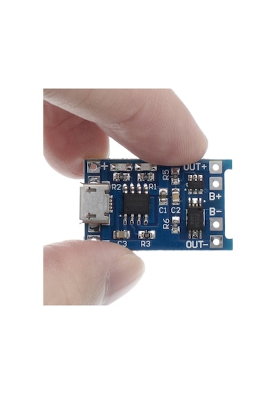 Tp4056 Korumalı Lityum Pil Şarj Devresi Micro Usb Batarya