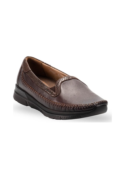 Forelli Laden-g Kadın Kahve 36-41 Deri Comfort Ayakkabı