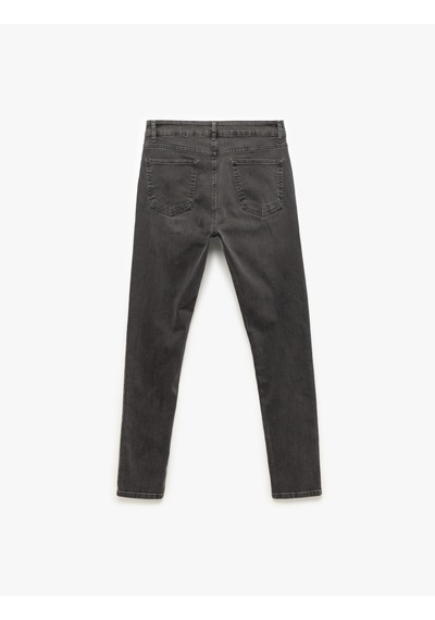 Koton Normal Bel Pamuklu Skinny Fit Jean Pantolon - Michael Jean Antrasit 6wam40109nd Antrasit Koton Normal Bel Pamuklu Skinny Fit Jean Pantolon - Michael Jean Antrasit 6wam40109nd Antrasit