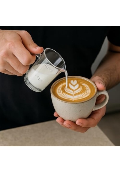 6'li Cam Sosluk Seti 100 Ml Ölçekli Kulplu Sos Kabı, Şeffaf Mini Ölçü Bardağı, Kahvaltı, Tatlı Ve Mutfak Diğer