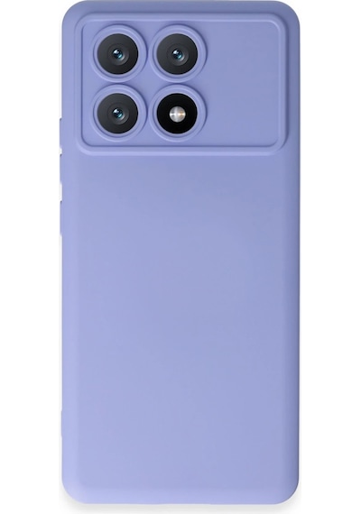 Mey İthalat Poco X6 Pro Kılıf Nano İçi Kadife Silikon - Lila