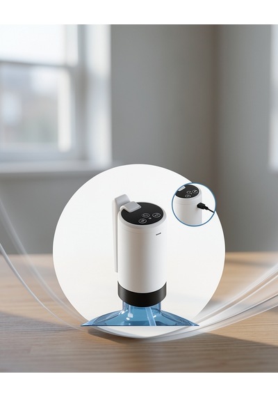 Akıllı Su Pompası, Damacana Üstü, 3 Damacana, 4w, Micro Usb, Katlanabilir Çok Renkli
