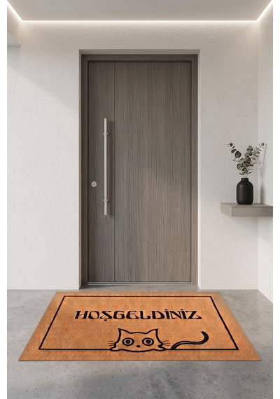 Villadia Home Textile Kapı Önü Paspası Kaymaz Taban Dekoratif Paspas Ev Giriş Antre İç Ve Dış Mekan Paspası 45x70 Cm 2ypycoco