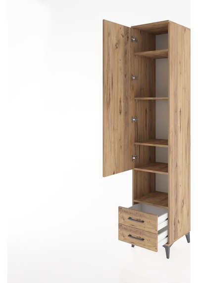 Hyperion Dolap 5 Raflı 2 Çekmeceli Tek Kapaklı 44x44x221 Çam-çam Atlas Çam Hyperion Dolap 5 Raflı 2 Çekmeceli Tek Kapaklı 44x44x221 Çam-çam Atlas Çam