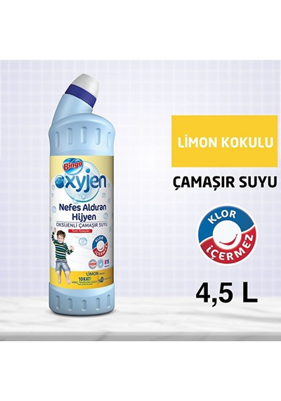 Bingo Oksijen Çamaşır Suyu 750 Ml Hasas Hijyen Ekonomi Paketi 6'l Diğer