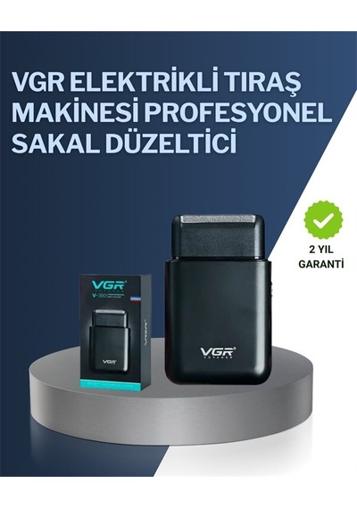 5 W Güçlü Usb Şarjlı Sakal Şekillendirici İki Başlıklı Su Geçirmez Tasarım 1 - 2 Saat