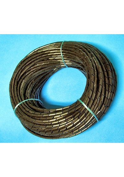 Kablo Sarma Toplama Spirali No 4- 14 Mm Spiral Siyah Rulo 50 M