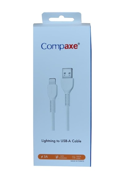 Compaxe Ctk-blu Usb 3.0 1mt 3a Lightning Şarj Kablosu