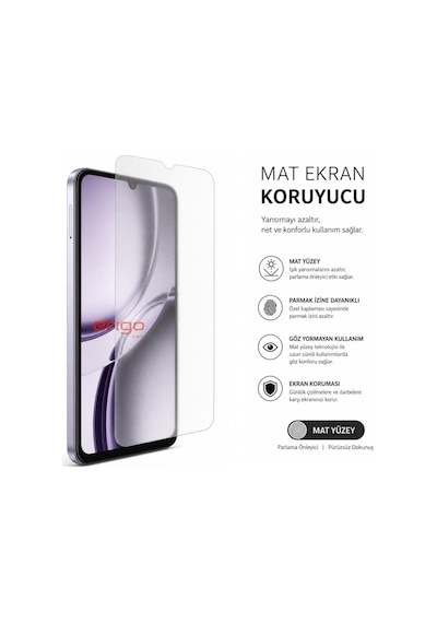 Tecno Spark Go 3 Mat Ekran Koruyucu 9h Nano Şeffaf 6.75 İnç
