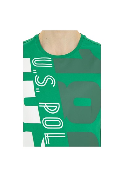 U.S. Polo Assn. Erkek Bisiklet Yaka T-shirt 1573137 Yeşil