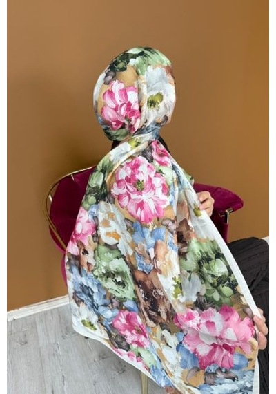 Mimiyum Mina Soft Şal - Model 3 Çok Renkli