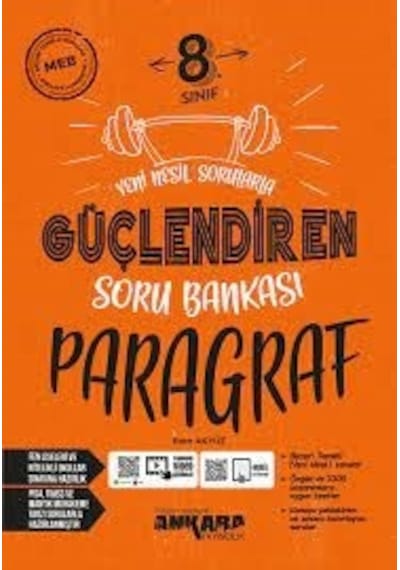 8. Sınıf Güçlendiren Paragraf Soru Bankası Ankara  Yayıncılık