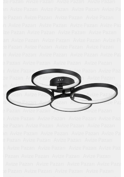 Konda 4lü Led Avize, Salon Avize, Oturma Odası Avize Çok Renkli