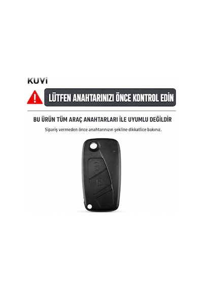 Fiat 500 Anahtar Kılıfı Siyah-gold