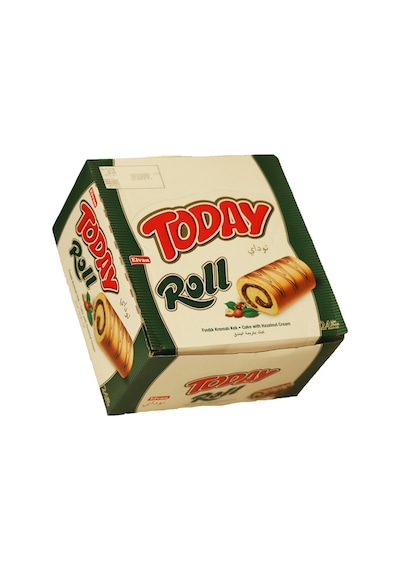 Today Swiss Roll Fındık Kremalı Kek 35 Gr 24 Adet (1 Kutu)