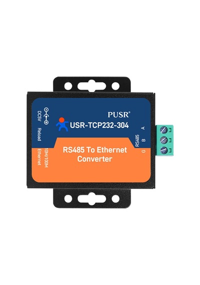 Usr-tcp232-304 Rs485 To Ethernet Çevirici Modül Metal Kutu Endüstriyel Tip Seri Port Sinyal Çevirici
