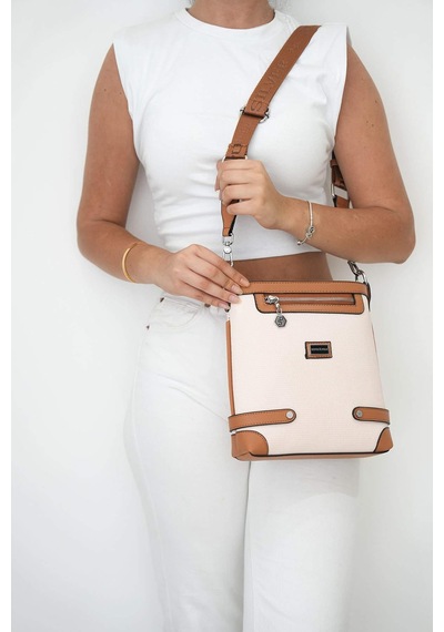 Silver Polo Kadın Çapraz Çanta 1120 M86 44916 Bej Mat A.taba 44916 Bej Mat A.taba Çok Renkli