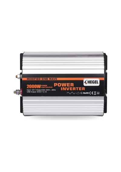 Hegel - İnges 2000 Watt 12 Volt Modifiye Sinüs İnverter - 12v 2 Kw İnvertör - Karavan , Bağ Evi