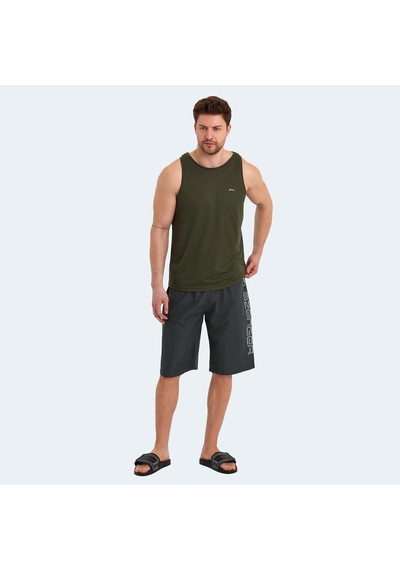 Slazenger RUNIST IN Erkek Mayo Koyu Gri
