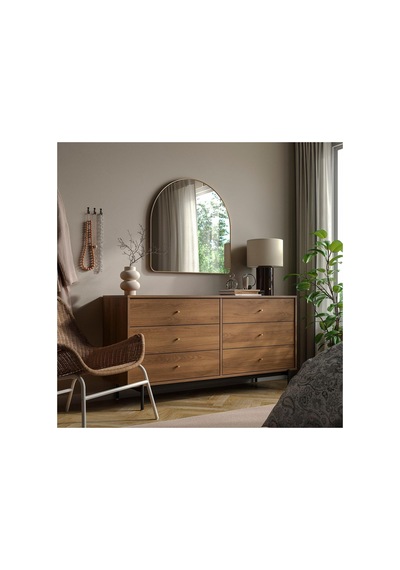 Ikea Lindbyn Duvar Aynası 80x80 Cm Altın