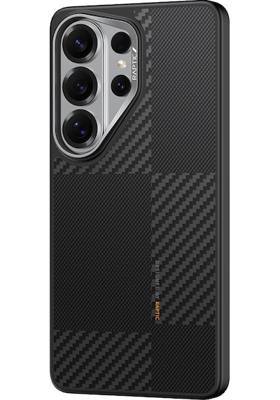 Samsung Uyumlu Galaxy S26 Ultra Kılıf M-safeli 600d Metal Kamera Çerçeveli Raptic Aramid Dual Kapak Siyah-gri Siyah - Gri