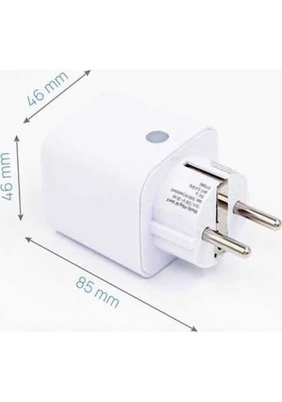 Shelly Plug M Gen3 2'li Akıllı Priz Beyaz