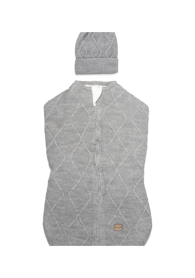 Bistyle Baby İn Swadding Triko Kundak 75108 Gri Gri