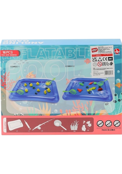 8159-1 Şişebilen Havuzlu Balık Tutma Oyunu -birliktoys
