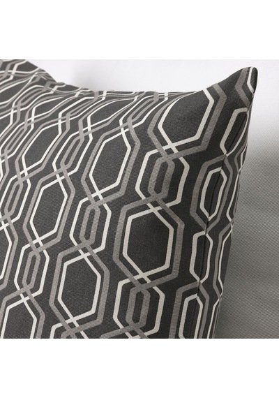Ikea Jattepoppel Yastık Kılıfı 50 X 50 Cm Gri - Beyaz