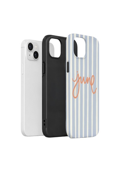 Apple iPhone Uyumlu 13 Vorian Çift Katmanlı Kılıf June Riviera