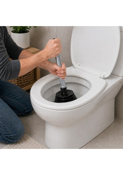 Körüklü Lavabo Pompası 25 Cm Tıkanıklık Açma Pompası Tuvalet Açıcı Pompa Banyo Mutfak Gider Açıcı Vakumlu