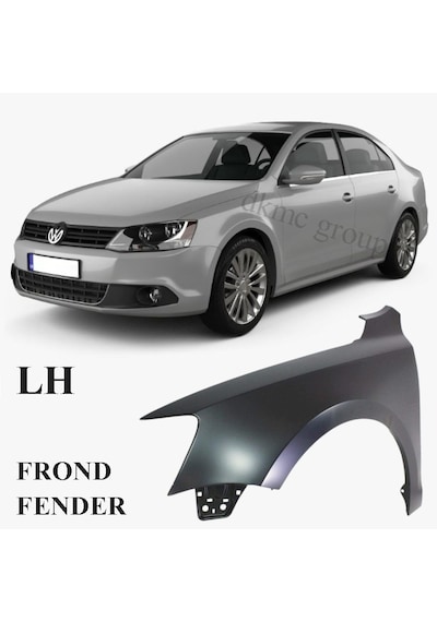 Jetta 2011-2014 Model Arası Uyumlu Sürücü Tarafı Ön Sol Çamurluk