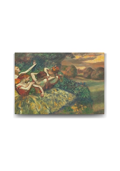 Degas - Four Dancers Tablosu - 140x100cm 7/8 Yaş