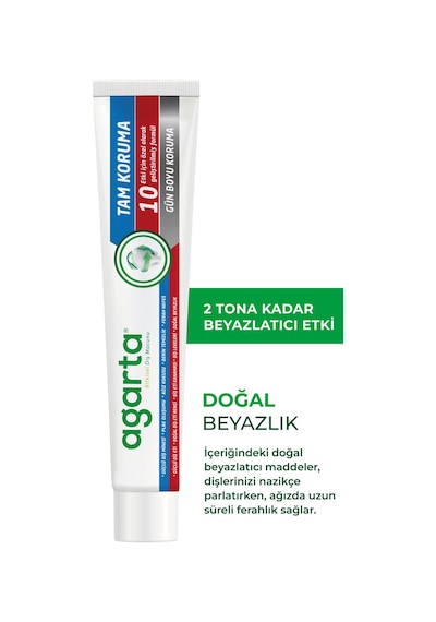 Agarta Doğal Tam Koruma 10 Etki Diş Macunu 75 ML