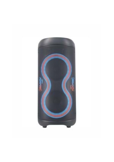 Ceremony Audio Cm-308 Taşınabilir Bluetooth Parti Hoparlör 2x8 Inç Woofer 300watt Tws Disco Lights