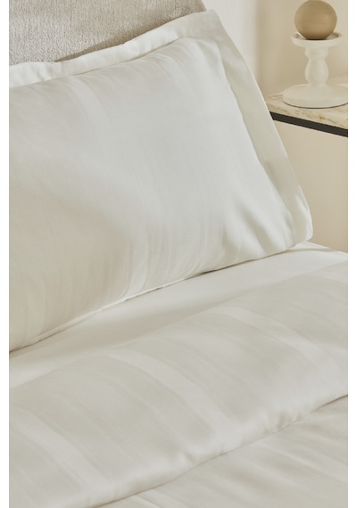 Karaca Home Alvin King Size Nevresim Takımı Beyaz Beyaz