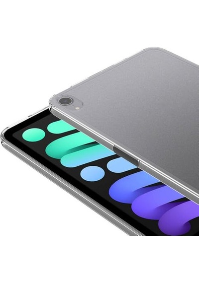 Uyumlu İpad Mini 2021 6 Nesil Kılıf Tablet Süper Silikon Kapak Renksiz Arka Kapak
