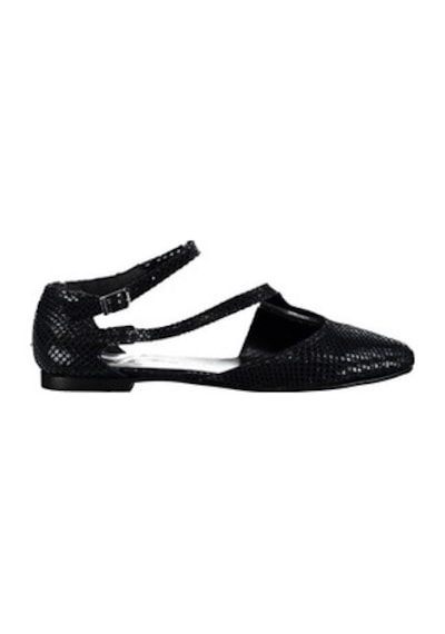 Fox Shoes Siyah Kadın Babet D726016907