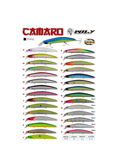 Wily Camaro 130 Maket Balık 13 Cm 21G (431876705)
