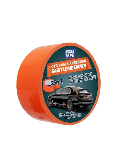Boss Tape Aksesuar Sabitleme Bandı Turuncu 45 Mm X 25 Mt